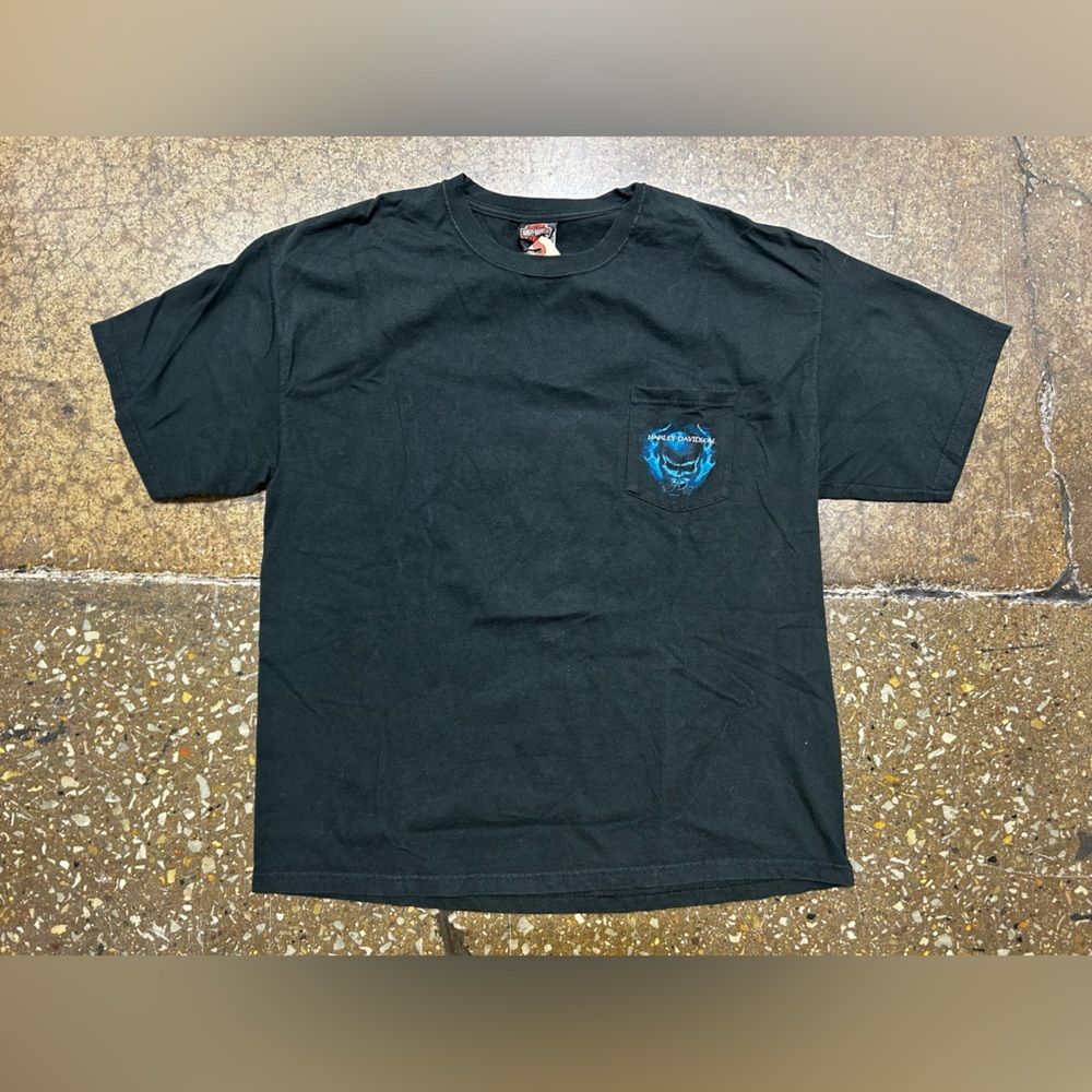 Y2K Harley Davidson Pocket Tee